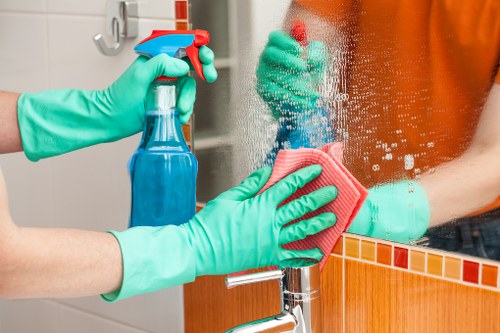 Professional upholstery cleaning in a Beddington living room